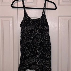 Beautiful black and white tank top